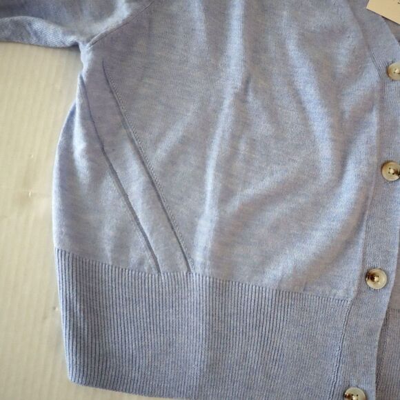 A New Day W9R5Z4 Women's Sz Medium Light Blue Brand Long Sleeve Cardigan Sweater - Picture 4 of 6
